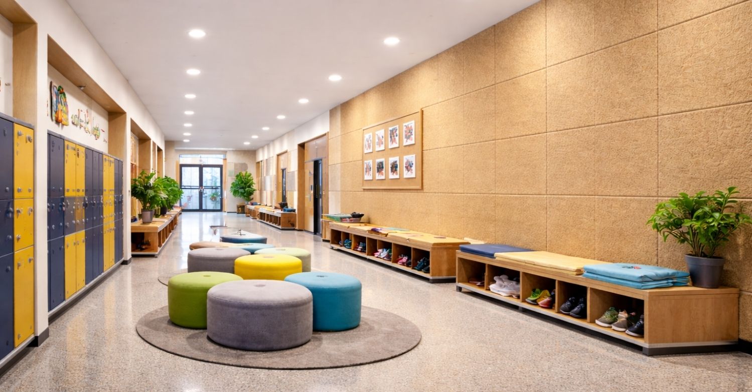School corridor noise control